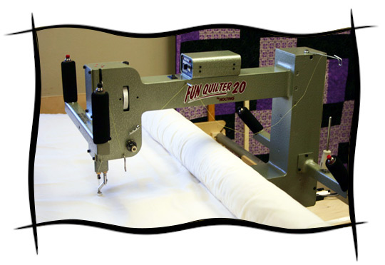 Fun Quilter® by Nolting Manufacturing. The compact Longarm for TableTop  quilting frames.